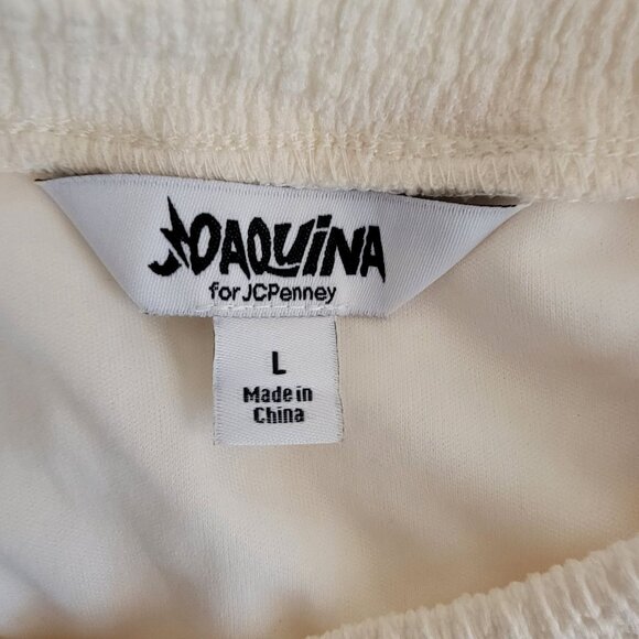 New With Tags Joaquina Cream Knit Midi Dress – Short Sleeve Ribbed Texture – Siz - Picture 3 of 5